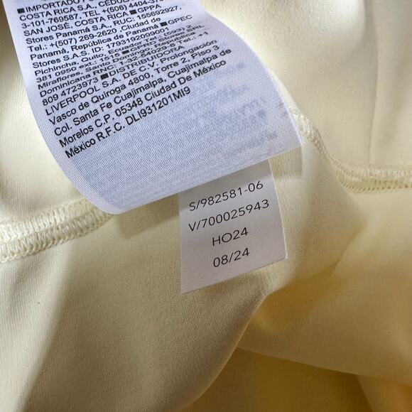 Athleta Ultra High Rise 7/8 Elation Leggings Light Yellow Glow Women's Sz XL NWT - Picture 6 of 11